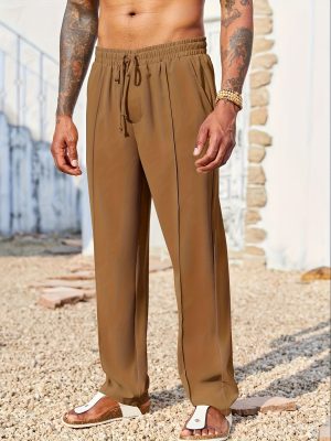 Casual Pants, Trendy And Fashionable Casual Pants, Men's Pants, Men's Pants, Long Pants, Straight Pants, Corduroy Casual Pants, Tight-fitting Casual Pants, Anti-wrinkle Casual Pants, 9-inch Pants, Men