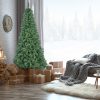 2fe36124-aebf-4b8a-af6d-72a89481b411.jpg Unlit Artificial Christmas Tree, Green Xmas Tree And Folding Metal Stand For Indoor Holiday Decoration