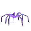 3ft Prism Spider, Illusion, 340 Purple Copper Wire Light, 4.5V 3.6W Halloween Standing Decoration US Specification