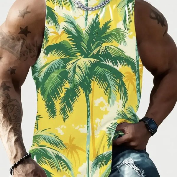 Full Printed Vest Made Of Polyester Material