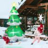 6.9ft Christmas Tree With 4 LED Light Bundles And Pocket Inflatable Decoration