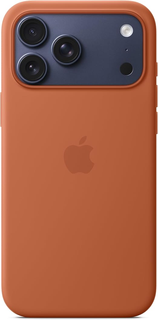 Apple iPhone 17 Pro Max Silicone Case with MagSafe and Camera Control: Lightweight Phone Case, Wireless Charging Compatible, Smooth Matte Finish; Terra Cotta