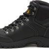 CAT Botas de trabajo impermeables con punta de acero para hombre