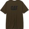Caterpillar Camiseta de marca registrada para hombre (tallas regulares y grandes y altas)