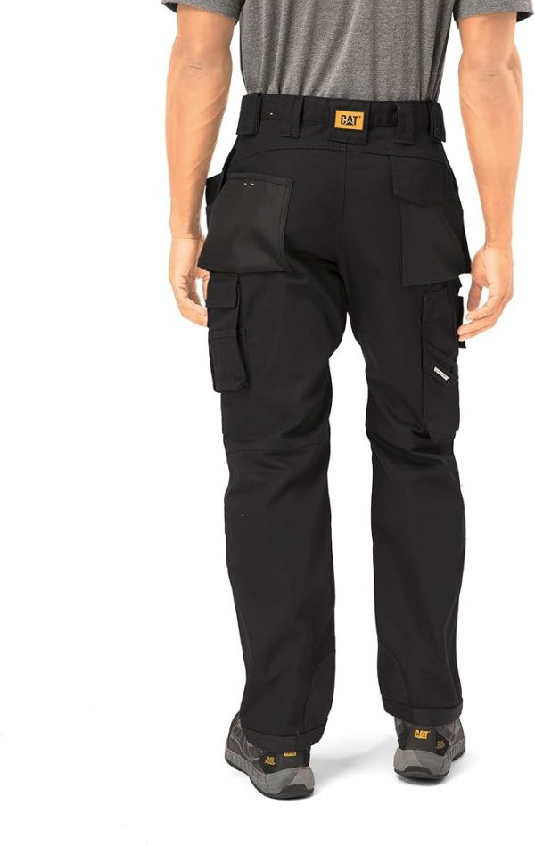 Caterpillar mens Trademark Work Pants Built from Tough Canvas Fabric With Cargo Space, Classic Fit