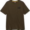 Caterpillar Camiseta de marca registrada para hombre (tallas regulares y grandes y altas)