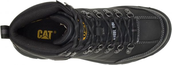 CAT Botas de trabajo impermeables con punta de acero para hombre