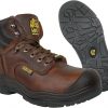 WOLF Work Boot | 100% Genuine Upper Leather | Oil, Heat, Chemical, Impact, Puncture, Abrasion Resistant | Electrical Hazards | Non-Slip Rubber Sole | Steel Toe | Padded Collar | Construction | Industrial PPE