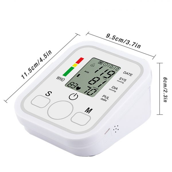 7801028a-831f-4a81-85a6-968f6fc0ae0d.jpg Automatic Upper Arm Blood Pressure Monitor Pulse Meter BP Machine Voice Talking