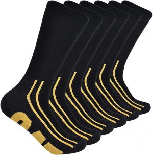 Caterpillar Paquete de 6 calcetines de media amortiguación para hombre