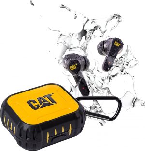 CAT Auriculares Bluetooth con cancelación de ruido – Auriculares inalámbricos resistentes para trabajo, auriculares de trabajo Bluetooth, a prueba de polvo, a prueba de golpes, resistentes al agua,