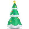 6.9ft Christmas Tree With 4 LED Light Bundles And Pocket Inflatable Decoration