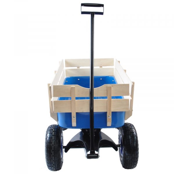 87af2ad2-3da2-4934-9e50-32a00ac42733.jpg Outdoor Wagon All Terrain Pulling W Wood Railing Air Tires Children Kid Garden