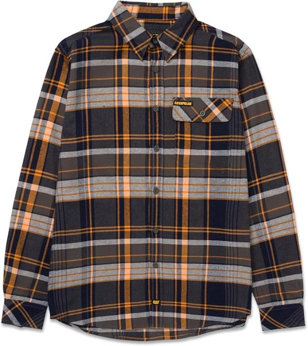 CAT Camisa de franela 1020008 para hombre