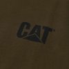 Caterpillar Camiseta de marca registrada para hombre (tallas regulares y grandes y altas)