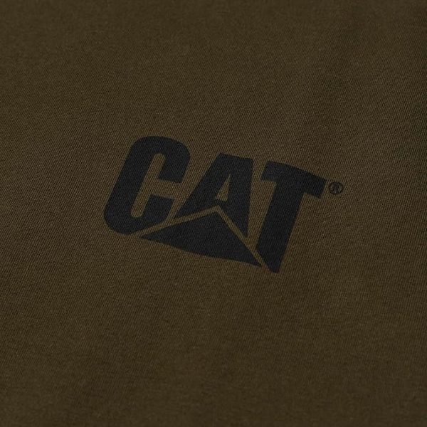 Caterpillar Camiseta de marca registrada para hombre (tallas regulares y grandes y altas)