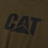 Caterpillar Camiseta de marca registrada para hombre (tallas regulares y grandes y altas)