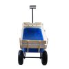 9494a001-9375-4f80-b7eb-4ca5d2ce3d18.jpg Outdoor Wagon All Terrain Pulling W Wood Railing Air Tires Children Kid Garden