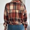 9864fc69-b540-4fad-9bd5-424185497496.jpg Womens Button Down Shirts Jacket Long Sleeve Plaid Shackets Business Casual Blouse Top