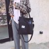 Harajuku Canvas Bags Students Handbag With Pockets Preppy Buckpack Shoulder Bag For Women Shoolbags