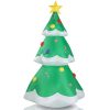 6.9ft Christmas Tree With 4 LED Light Bundles And Pocket Inflatable Decoration