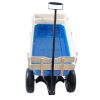 d3f2f2f0-ebb6-4b6b-a255-31effdf8966b.jpg Outdoor Wagon All Terrain Pulling W Wood Railing Air Tires Children Kid Garden