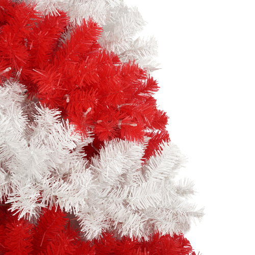 6ft Artificial Christmas Tree With 300 LED Lights And 900 Bendable Branches, Candy Cane Christmas Tree Holiday Decoration, Creative Decorated Trees, Xmas Tree Christmas Decorations