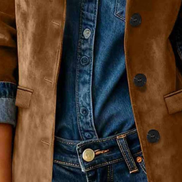 ed5050c7-e9a3-43e8-9fe7-a4a8d990d441.jpg Plus Size Women's Solid Color Blazer Jacket Notch Lapel Long Sleeve Motorcycle Coat With Pockets For Office&Formal Wear