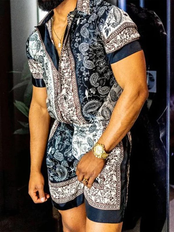 fbe8cffc-6ed0-4bda-8ba8-594bf2a523a6.jpg Lapel 3D Printed Casual Slim-fitting Type Short Sleeve Shirt Outfit