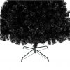6ft 1600 Branches PVC Christmas Tree Black