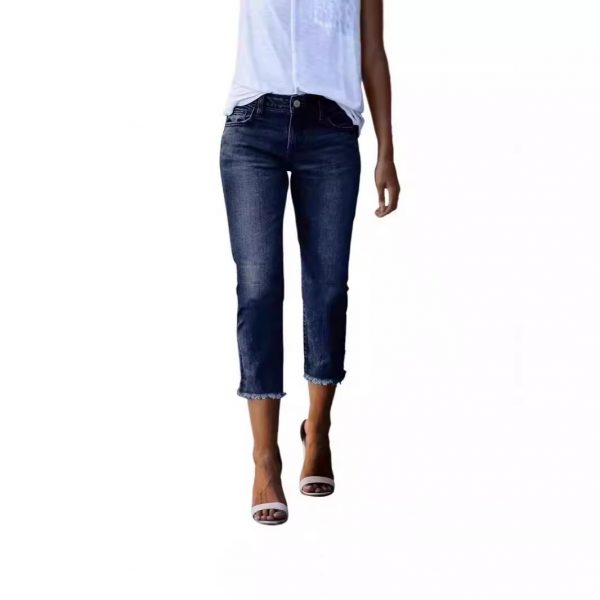 Fashionable Retro Slim-fit Stretch Jeans For Women
