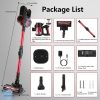 149efc96-b1bb-439a-974a-6b432ba96ba2.jpg Cordless Vacuum Cleaner Lightweight Handheld Vacuum Upright Stick Floor Vacuum Battery Powered Mop With Lighting 2 Speeds 12000PA Suction 4 Tools Mount Bracket 180° Foldable
