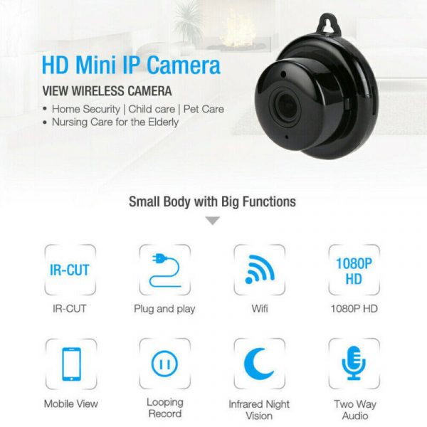 1f5a8867-9d17-4c83-a9f5-751ba0b2c5ed.jpg CCTV Camera WiFi 1080P Wireless IR Indoor Outdoor Security Night Vision Home CAM