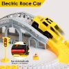 1Pc 340Pcs Construction Race Track Set Kids DIY Construction Toys STEM Flexible Car Track Playset Gift For Toddlers Boys Aged 3 4 5 6 Year Old