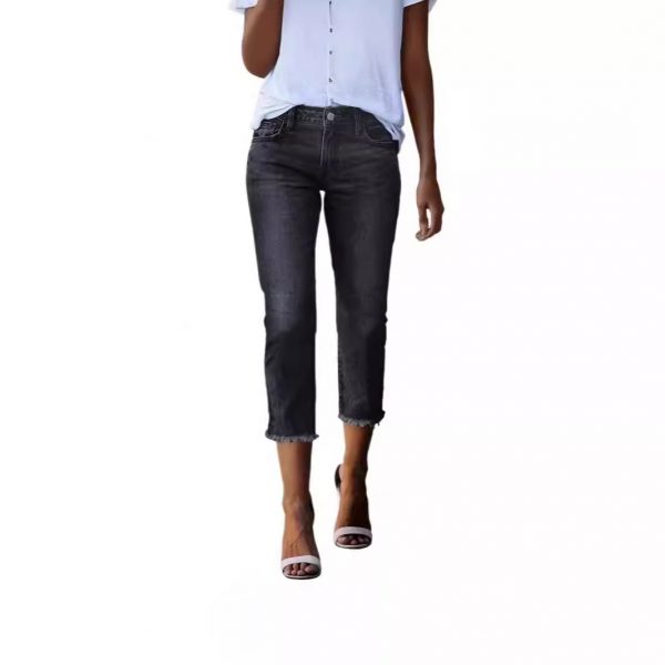 Fashionable Retro Slim-fit Stretch Jeans For Women