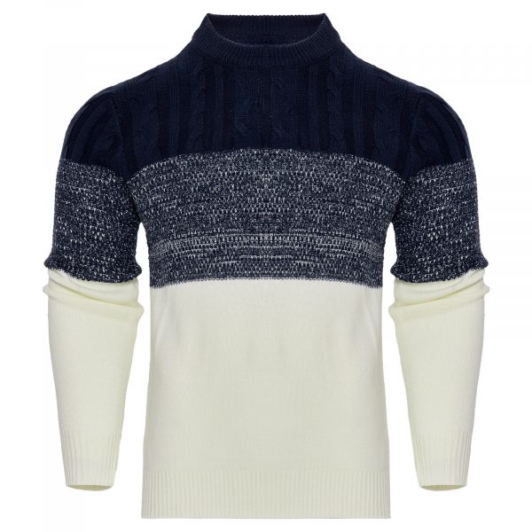 41c72255-aee2-4170-ace6-34cfa4769e04.jpg Men's Casual Color Block Long Sleeve Cable Knit Pullover Sweater