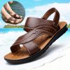43ebd4da-e209-4c3c-8e1d-5e3c17ed9577.jpg Men Sandals Summer Beach Shoes Adjustable Back Strap Design Slippers Slides
