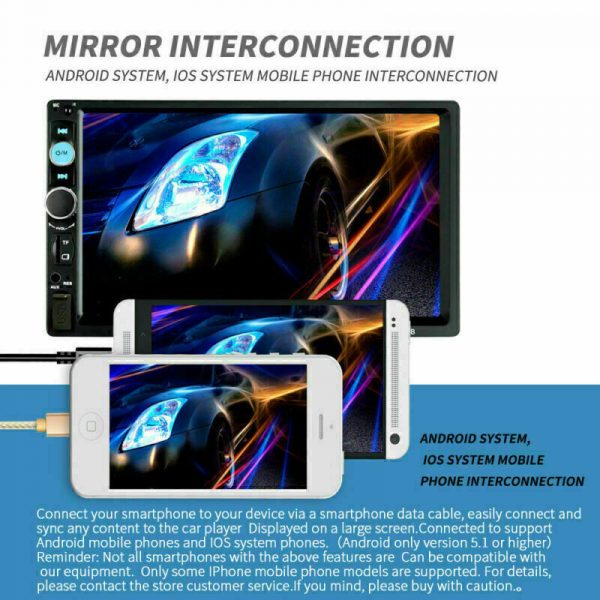 4c29335a-7f78-4f7c-9d9d-10a81c2c8418.jpg AUX Car MP5 Player Double 2DIN Bluetooth Touch Screen Stereo Radio USB Camera