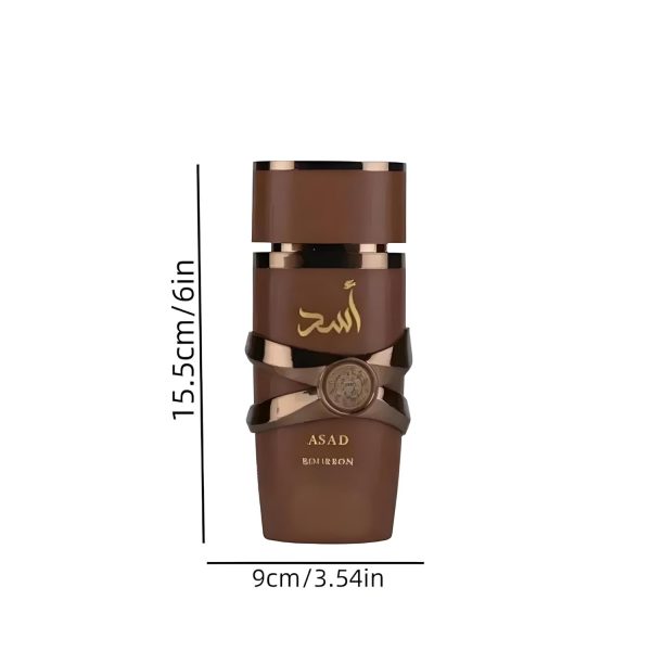 Bourbon Asad Eau De Parfum Perfumes for men Unisex 100 ML(3.4 fluid ounce)