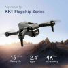 6ac23324-0820-4b02-89b8-322dd1b876a0.jpg Quad Air Drone RC Drone 4K HD Dual Camera WIFI FPV KK1 2 X Battery Rc Quadcopter