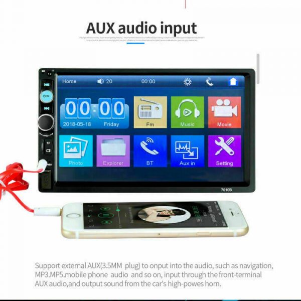 73b24c82-ae0d-4b10-9077-f09310498557.jpg AUX Car MP5 Player Double 2DIN Bluetooth Touch Screen Stereo Radio USB Camera
