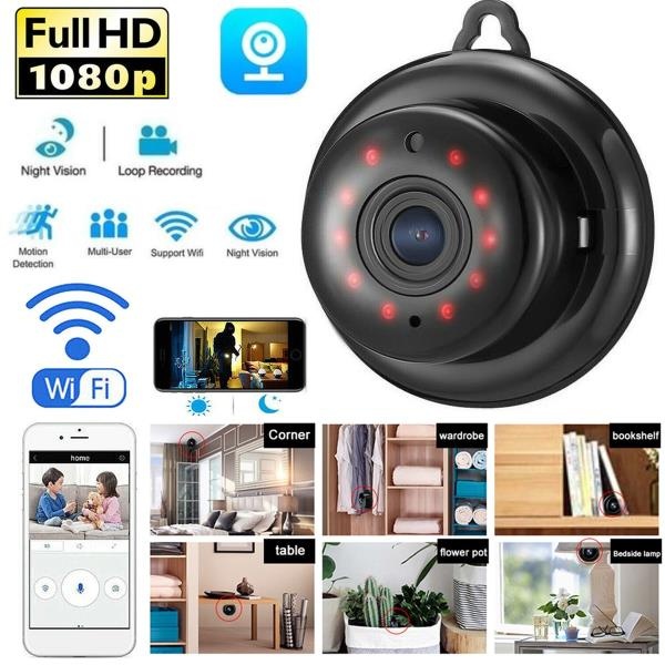 77761106-d8f1-4d3e-9232-24d3ba088195.jpg CCTV Camera WiFi 1080P Wireless IR Indoor Outdoor Security Night Vision Home CAM