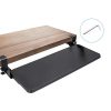 77978705-ba54-4a82-b808-60ab8ccba3c7.jpg 25.59x9.64x0.51in Keyboard Mouse Tray Under Desk Retractable Slide Out Drawer Height Adjustable With C Clamp 55LBS Load