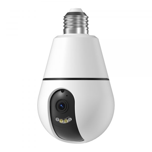 AI Detection 360 Degree HD 3MP CCTV Video Light Bulb E27 IP Wireless Mini Security Hidden Wifi Camera