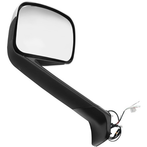 For Freightliner Cascadia 2018 Pair Chrome Heated Hood Mirror W Turn Signal LED