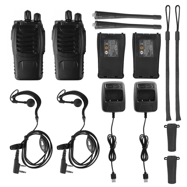 93022a51-9e52-4f9e-af01-067250bfa0a5.jpg 2 X Baofeng BF-888S Walkie Talkies Two Way Radio UHF 16CH 400-470MHZ Long Range