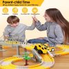 1Pc 340Pcs Construction Race Track Set Kids DIY Construction Toys STEM Flexible Car Track Playset Gift For Toddlers Boys Aged 3 4 5 6 Year Old