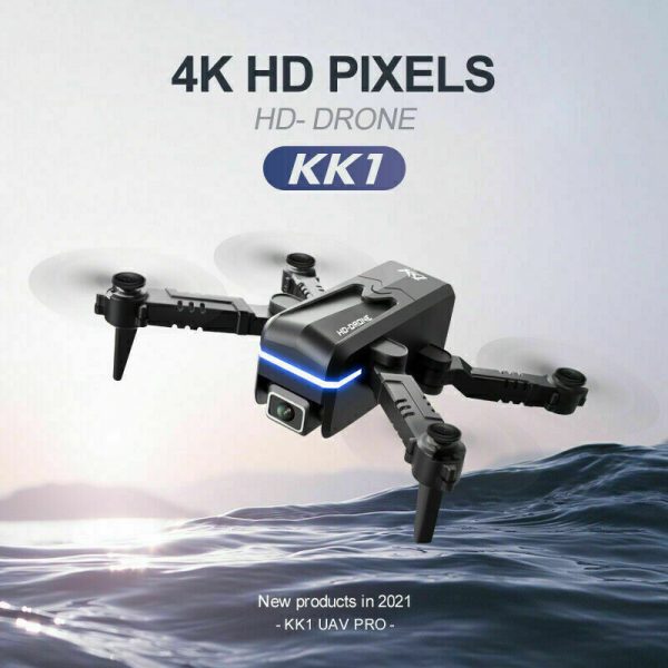 a3b89623-67d5-46c2-9e50-c52aad83d070.jpg Quad Air Drone RC Drone 4K HD Dual Camera WIFI FPV KK1 2 X Battery Rc Quadcopter