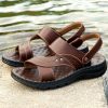 a81b0375-c447-4e28-98c1-6277ed1d752c.jpg Men Sandals Summer Beach Shoes Adjustable Back Strap Design Slippers Slides