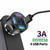 In-Car 4Ports USB Car Charge 45W Mini Fast Charging For Phone Charger Adapter